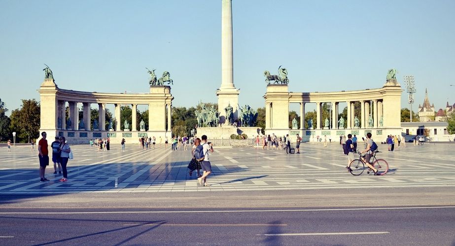 Heldenplein in Boedapest Heldenplein in Boedapest